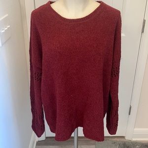 Knox Rose oversized cutout sleeve sweater